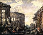 Giovanni Paolo Panini Ancient Roman Ruins Germany oil painting artist
